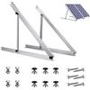 JOLIGAEA 45'' Supporto per Pannello Solare, 114cm Fissaggio Pannelli Solari con Angolo Regolabile, Staffe per Pannelli Fotovoltaici Pieghevole di Alluminio, Staffa Pannelli Solari, supporto pannello