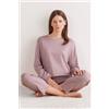Intimissimi Maglia Manica Lunga In Cotone Elevated Cotton Viola