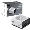 ASUS Prime 850W Gold, Alimentatore Modulare per PC, 850W di Potenza, PCle Gen 5.1, 80 Plus Gold, Standard ATX 3.1, Ventola con Doppio Cuscinetto a Sfera, Bianco, PRIME-850W-GOLD