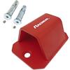 RADIKAL RK545R Ancoraggio a Terra per Catena antifurto Fino a ø50, più Sicuro con 2 bulloni di espansione protetti, più visibile, Fissaggio antifurto da Parete, parcheggio per Moto, rimorchio,