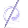 CMARS Penna per Tablet, Tablet Pencil per Touch Screen Compatibile con iPhone/Samsung/Huawei/Lenovo/Android Smartphone & Tablet, Penna Magnetica Ricaricabile Tablet Penna (Viola)