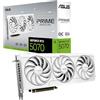 ASUS PRIME NVIDIA GeForce RTX 5070 OC Edition, Scheda Grafica 12 GB GDDR7, 192 Bit, PCIe 5.0, Design a 2,5 Slot, 3 Ventole Axial-Tech, 1 HDMI 2.1, 3 DisplayPort 2,1, Bianco, PRIME-RTX5070-O12G-WHITE