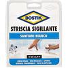 BOSTIK Striscia Sigillante adesiva resistente all'acqua e ai detergenti domestici 13mm x 3,35mt bianca