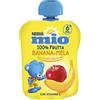 NESTLÉ MIO Merenda 100% Frutta Banana e Mela da spremere, 16 Pouch da 90ml (1,44L)