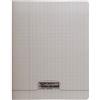 Calligraphe 18126C - quaderno p.met 17x22 cm 96 p quad. grandi 90g grigio