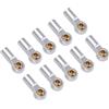VGEBY RC Link Rod Ends, 10pcs Link Rod End Joint Alluminio M3 Metal Ball End Head Holder per AXIAL SCX10 1/10 RC Car, Accessori per Modelli di Auto