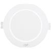 PNI D-Light CL2524 Faretto LED da incasso 24W, rotondo, 296 * 29,1mm, 6400K, alimentazione 230V, 2640 lm, bianco