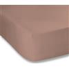 Bianca Plain Dyed Rose Tan - Lenzuolo con angoli, 140 x 200 cm