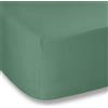Bianca Plain Dyed Jade - Lenzuolo con angoli, 200 x 200 cm