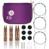 KnitPro Set ferri da maglia circolari intercambiabili KnitPro Symfonie, Spessa, 9,00, 10,00 e 12,00 mm più accessori