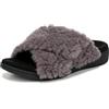 Vionic Pantofole da donna Relax II con supporto per arco plantare, Tessuto grigio antracite, 41 EU