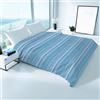SpazioTessile Copriletto Copritutto Arredatutto Piquèt Estivo Bahia Lilla o Azzurro 100% Cotone (Azzurro, Singolo180x270)