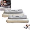 Generic Proease - Cuscino per apnea notturna e dolore al collo, in memory foam, ergonomico, per chi dorme sul fianco/schiena, supporto cervicale per un sonno profondo, sollievo dal dolore alle spalle (bianco
