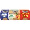 Danone Mellin omogeneizzato frutta mista 3 pezzi da 100 g