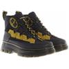 Dr. Martens 31142001, Anfibi Unisex-Adulto, Black Lapstone Black Poly Rip Stop, 39 EU