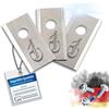 G greengrass tools Lame di ricambio compatibili con Worx Landroid, Ecovacs Goat, Einhell, LandXCape, Practixx, Scheppach, Kress tagliaerba robotizzato - LongLife [1 foro infrangibile DIN omologato] 9