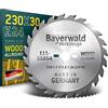 Bayerwald Werkzeuge Bayer foresta - HM sega circolare per legno - Ø 230 mm x 2,5 mm x 30 mm | Denti Alternati (24 denti/grossa) | Due fori: 2/7/42, KSP 85/FC