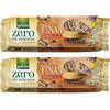 Gullon Zero | Biscotti sottili di avena senza zucchero con cioccolato al latte | 2 confezioni da 150 g ciascuna