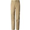 THE NORTH FACE NF0A8BR6LK5 W Exploration Conv Reg Straight Pant - E Pantaloni Sportivi Donna Khaki Stone Taglia 8