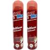 Generico Chiaro Luce Pulizia Spray Igienizzante Multisuperficie, Ideale per Tutte le Superfici. Efficace Contro Qualsiasi Residuo di Sporco Senza Lasciare Aloni. Bomboletta in Alluminio 300 ml (2 Flaconi)