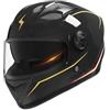 QJWMatic Casco Moto Integrale Casco Bici da Strada Leggero con Doppia Visiera Parasole Antiappannamento Certificato ECE per Giovani Adulti, Uomini E Donne D,54-61CM