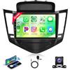 Rimoody 2G+64G Wireless Carplay Android Autoradio 2 Din per Chevrolet Cruze J300 2008-2014 9 Pollici Autoradio con Android Auto GPS Navi WiFi Mirror Link Bluetooth FM/RDS/DAB/OBD/DVR/SWC Telecamera Posteriore
