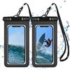 Butyeak Custodia Impermeabile Smartphone, Custodia Telefono Subacquea, Cover Subacquea, Cover Impermeabile, Sacchetti Impermeabile Smartphone Borsa, Custodia Subacquea Smartphone, con Cordino, 2pc
