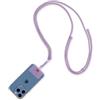Legami - Cordino Porta Cellulare Always Together, Smartphone Laynard, Cordino Regolabile con Gancio in Metallo, Chiusura Sicura, Adesivo, Tema Lilac, 70 cm