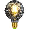 TIANFAN, lampadine vintage a filamento LED, 4 W, in vetro fumé 220/240 V, E27, lampadine decorative, Vetro, Ananas G95., E27, 4.00W 240.00V