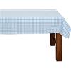 FILU Tovaglia 100 x 140 cm, azzurro/bianco a quadretti (colore e dimensioni a scelta), tovaglia di alta qualità in 100% cotone