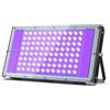 Glostars 100W LED Luce Nera, Potente Faretto UV, IP66, Lampada UV 395-400 nm con Interruttore per Festa di Natale, Luce della Sera, Festa Glow, Esterno (1 confezione)