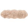 Teppich Wölkchen Tappeto in Pelle D'agnello, Imitazione Della Pelliccia - Soggiorno Camera Da Letto - Tappeto Da Letto Lavabile, Cuscino Di Seduta, Pelliccia Per Sedia, Divano - Beige - 55x160 cm