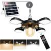 BatdTech Lampada Solare Esterna con 5M Cavo, 192 LEDs Faretto Led da Esterno con 5 Modes Sensore di Movimento e Telecomando, 4400mAh Lampioni Luci Solari da Giardino per Giardino Garage