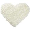 Lafefe Petali di Rosa Finti 1200 Pezzi, Petali Artificiali Ross, Rose Finte Per Decorazioni Per Decorazione Romantica, San Valentino, Anniversario Matrimonio E Fidanzamento - Bianco