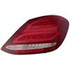 PROPOSTEONLINE Fanale realizzato per Mercedes Classe C W205 dal 2014 al 2018 posteriore Destro a LED Luci Bianco e Rosso A2059060457