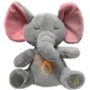 YJWZ Koala Rilassante con Musica per Dormire, Peluche Che Respira con Luci e Suoni Calmanti, Pupazzo Morbido per Neonati e Bambini, Ideale Compagno di Sonno e Regalo Babycare (elefante)