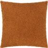 Yard Cuscino imbottito in piuma d'oca Cabu - Morbido e spesso tessuto bouclè scandinavo testurizzato (Ingwer - 55x55cm)