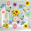Zonon 30 decorazioni a spirale da appendere a forma di farfalla, girasole primaverili ed estive, decorazioni per baby shower, per donne, bambini, compleanni, Pasqua, baby shower, festa della mamma,