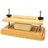 joeji's Kitchen Pressa per Tofu - Legno di bambù con Base - Colino per Tofu e Vassoio antigoccia - Tofu Press - Migliora la consistenza e Il Gusto