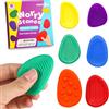JoyJoyful Fidget Stones Toys per Bambini Adulti, 6 Pezzi Sensoriale Autismo per Giocattoli, Anti Stress Autismo, Fidget Squishy Toy Anxiety ADHD Toys, Calmante In caso di Ansia Stress