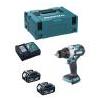 Makita Trapano a Percussione MAKITA DHP486RTJ (2 x 5,0 Ah + DC18RC + MAKPAC 2)