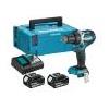 Makita Trapano avvitatore a batteria Makita DDF484RTJ 13 mm 54 Nm 2000 giri/min 2x5 Ah 18 V Li-Ion con Makpac 2 Mod. DDF484RTJ