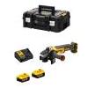 DeWalt Mini-Smerigliatrice DeWALT DCG405P2T (2 x 5,0 Ah + DCB115 + TSTAK II)