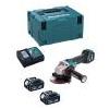 Makita Mini-Smerigliatrice MAKITA DGA513RTJ (2 x 5,0 Ah + DC18RC + MAKPAC 3)