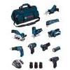 BOSCH Kit BMKB10-28CD3 (GSR12V-15+GTB12V-11+GDR12V-105+GWS12V-76+GST12V-70+GKS12V-26+GOP12V-28+GSA12V-14+GLI12V-80+GHO12V-20...)