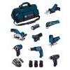 BOSCH Kit BMKB9-28AD3 (GSR12V-15+GTB12V-11+GDR12V-105+GWS12V-76+GST12V-70+GKS12V-26+GOP12V-28+GSA12V-14+GLI12V-80+3x2,0Ah...)
