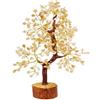 Pietra preziosa feng shui naturale citrino cristallo albero dei soldi buona f...