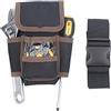 TingHaoO Professionale Elettricista Tool Bag Belt Pouch Work Tape Buckle Tool Bag con Cintura in Vita per Chiave Martello Marsupio per gli uomini