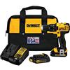 DEWALT DCD780C2 - Kit trapano avvitatore senza fili, compatto, 20 V, 1/2