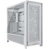 CORSAIR FRAME 5000D RS Modulare Flusso d'aria Elevato Mid-Tower PC Case - 4x Ventole RS Preinstallate, Sistema di Montaggio Delle Ventole InfiniRail, Scheda Madre a Connettore Inverso - Bianco